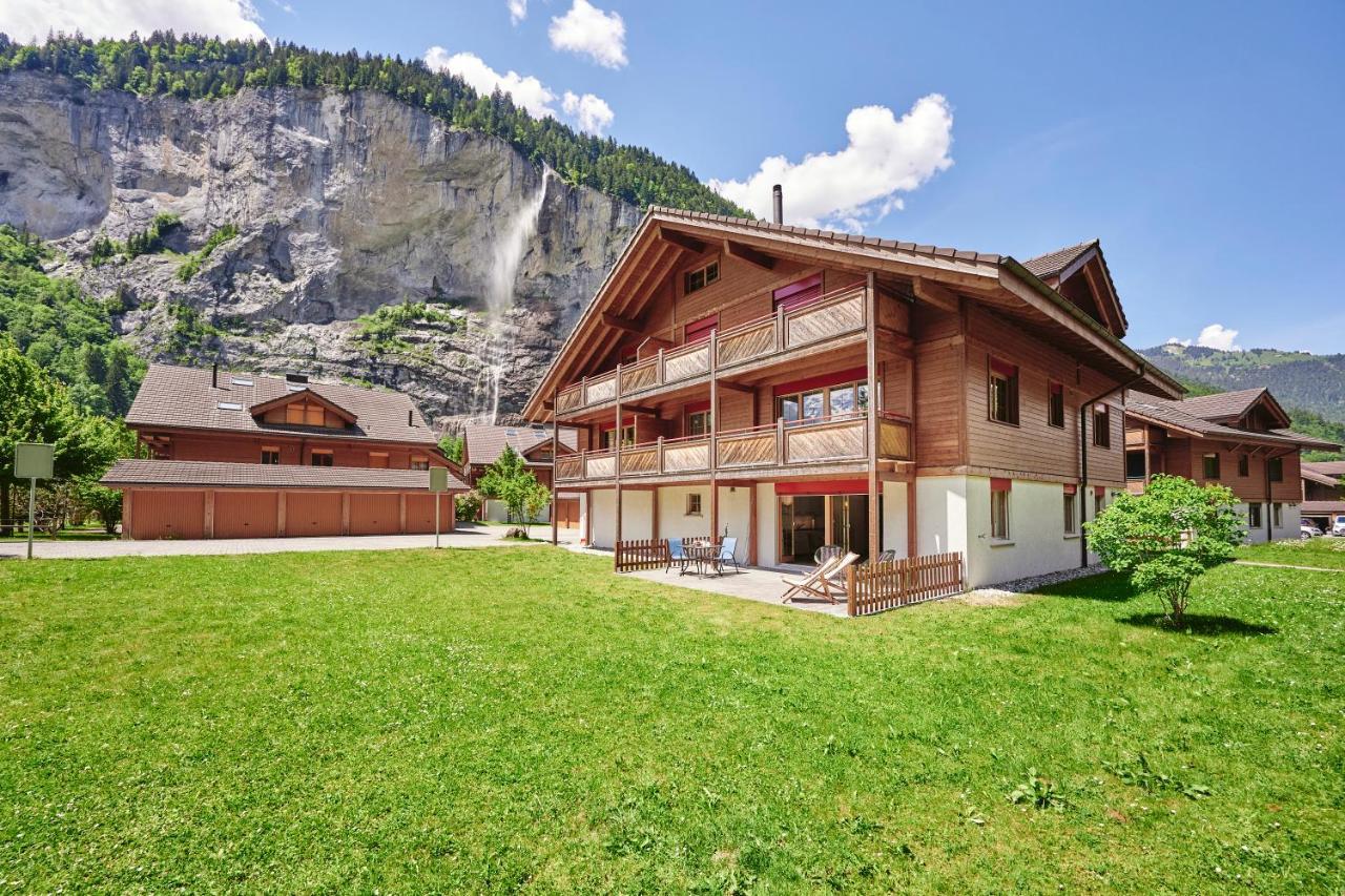 Apartment Trümmelbach, Comfortabl&Cozy, Private Terrace with best views Lauterbrunnen Exterior foto