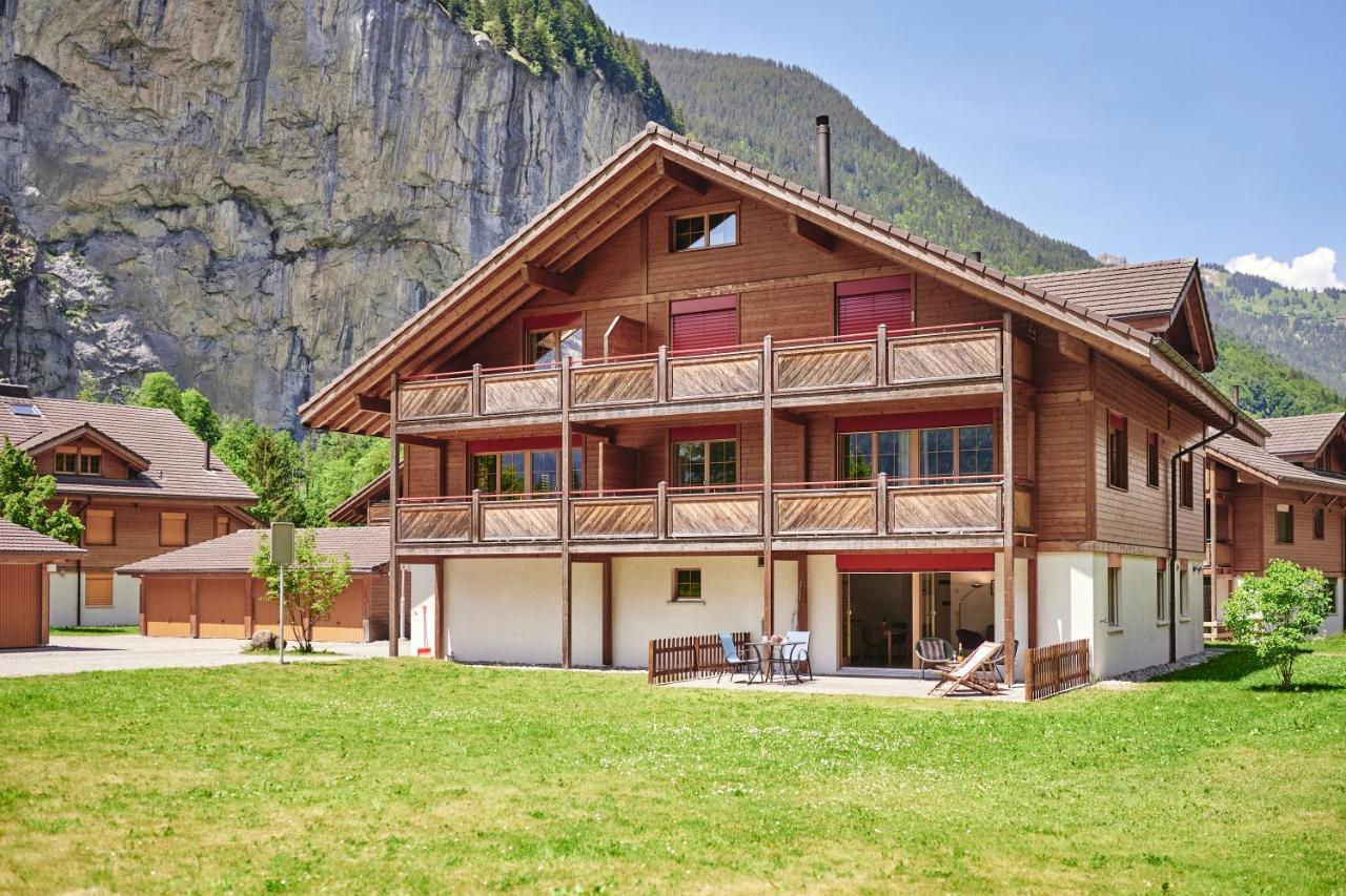 Apartment Trümmelbach, Comfortabl&Cozy, Private Terrace with best views Lauterbrunnen Exterior foto